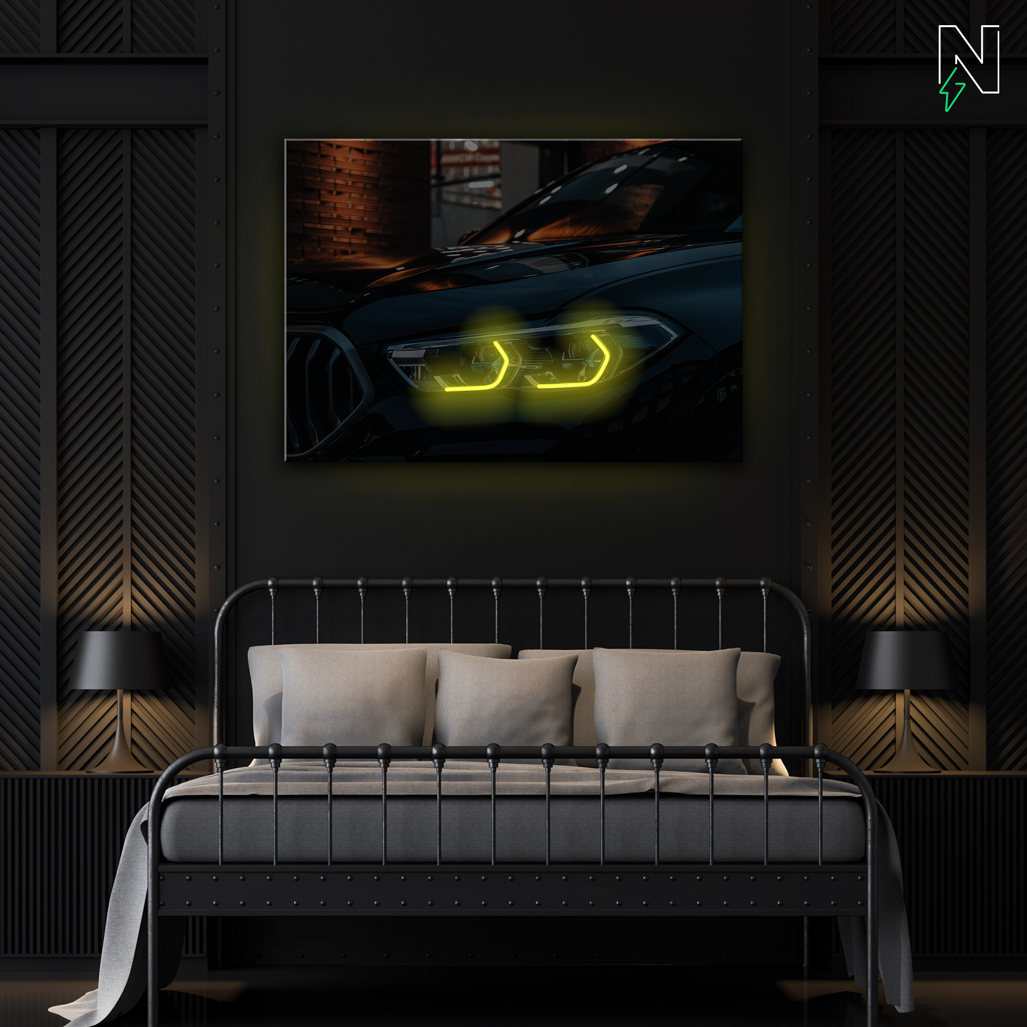 BMW V3 LED Neon Art