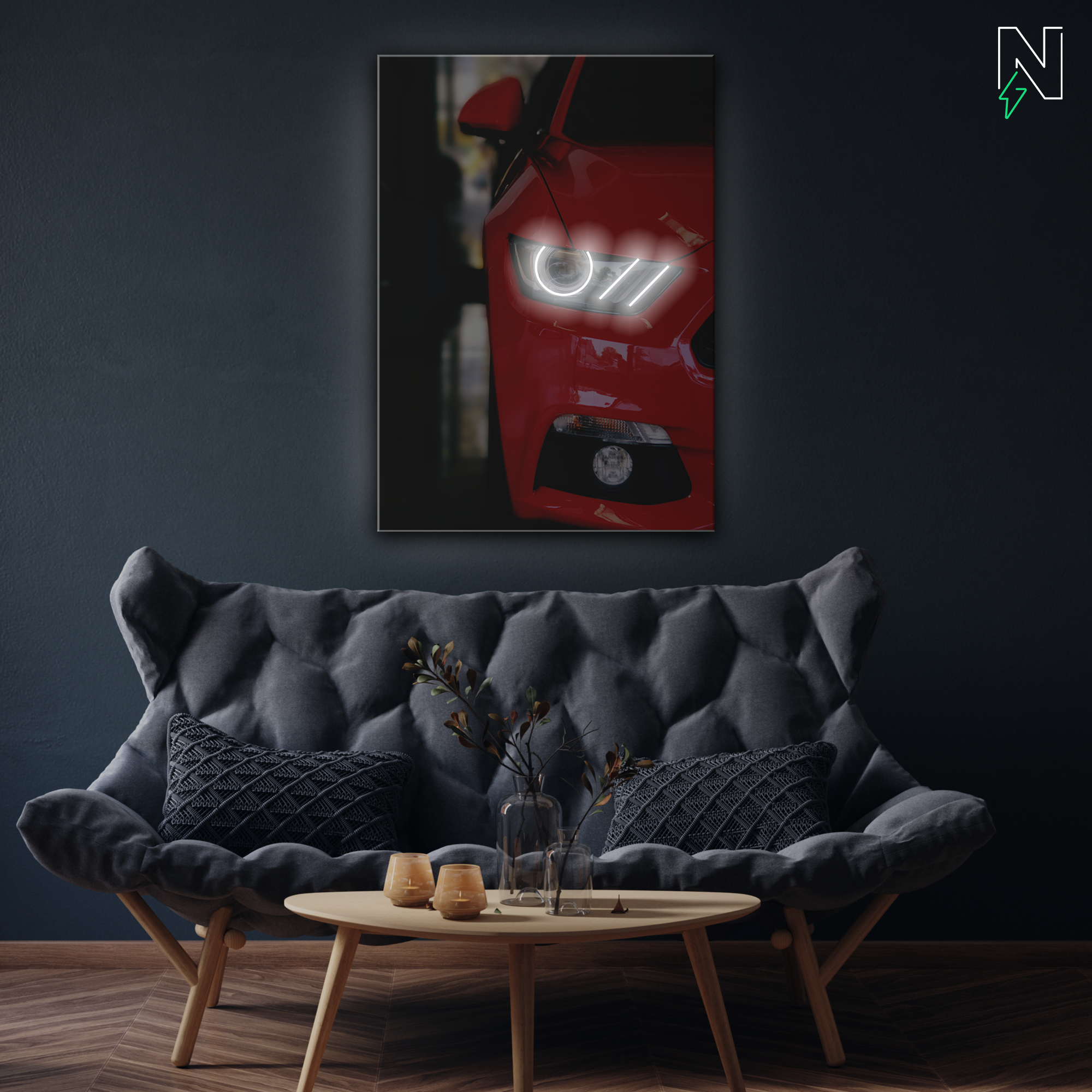 Mustang V4 LED Neon Art