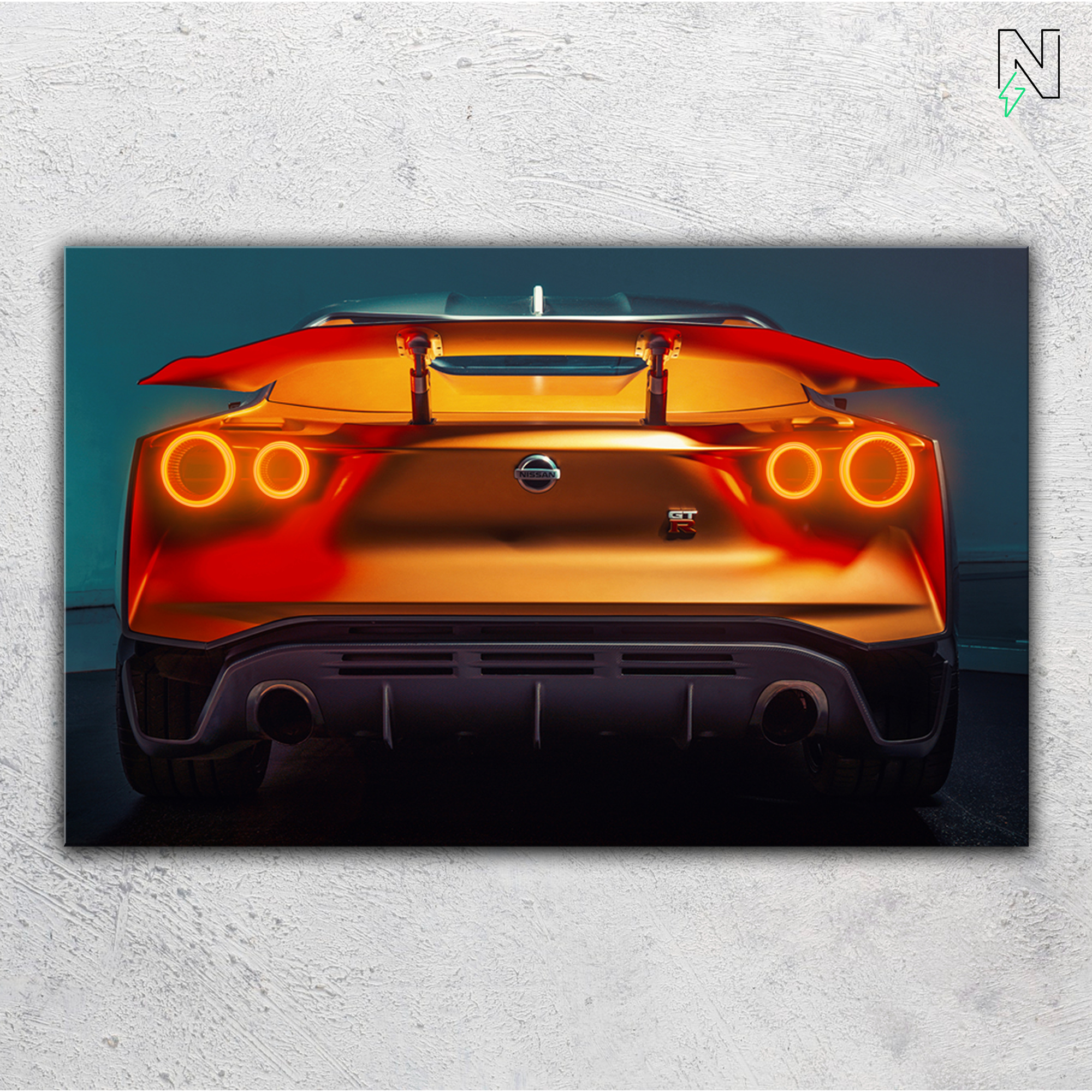 Nissan V1 GTR LED Neon Art