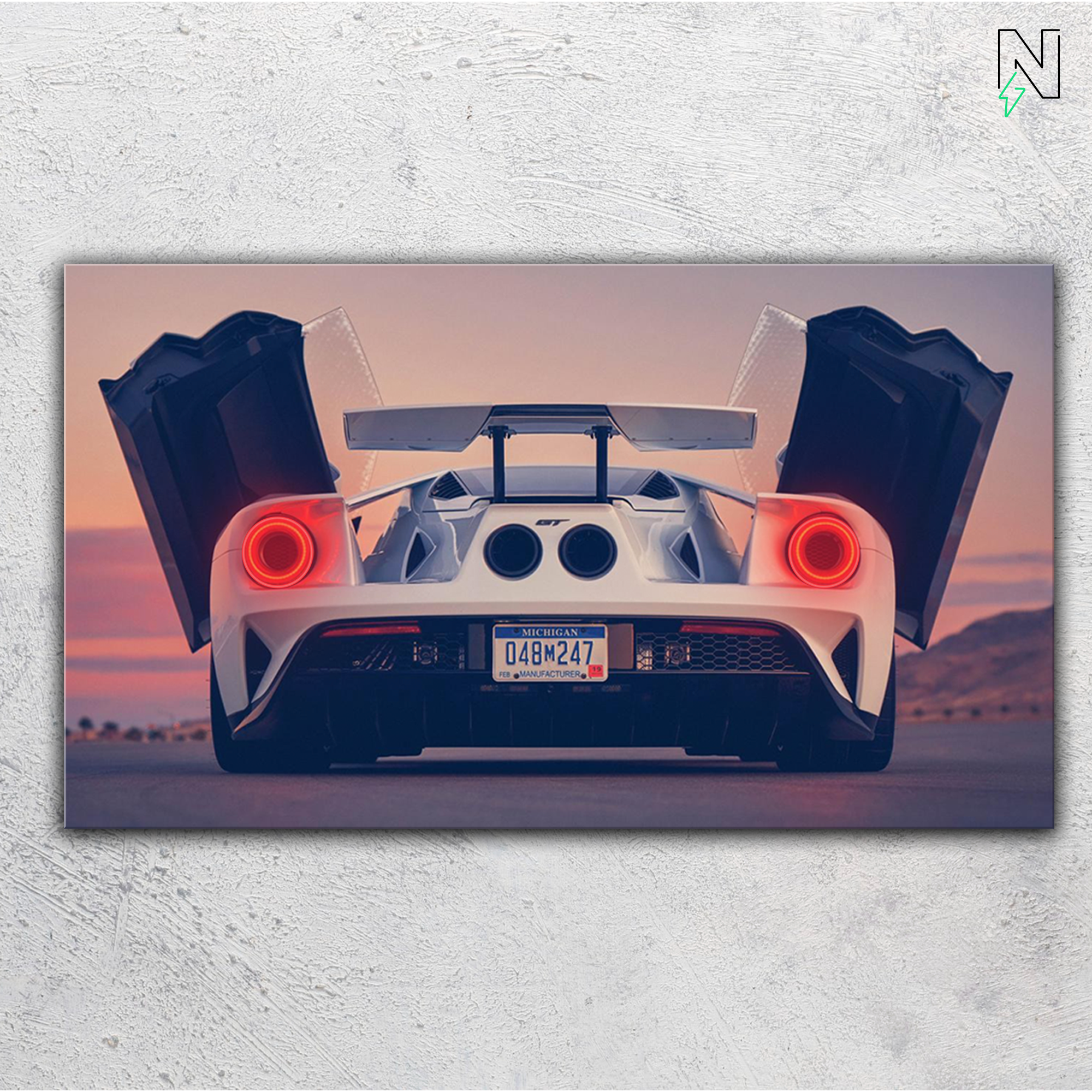 Nissan V4 GTR LED Neon Art