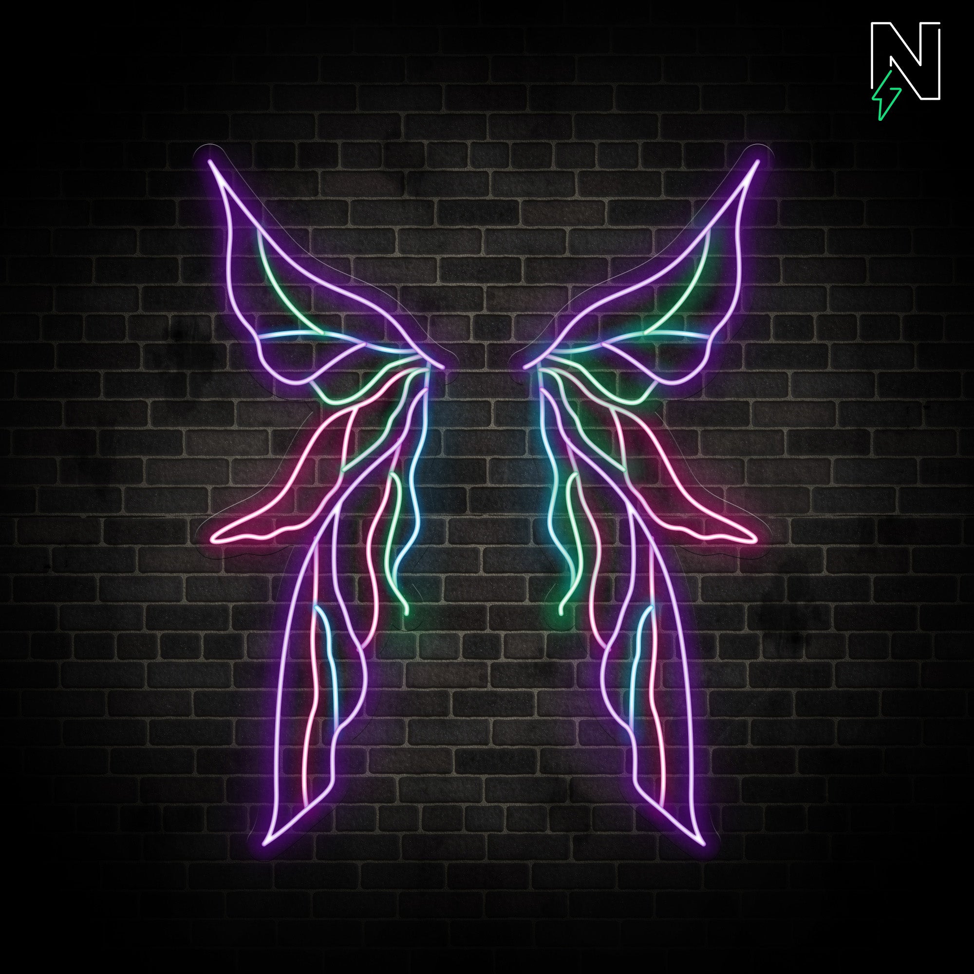 Majestic Wings Neon Sign