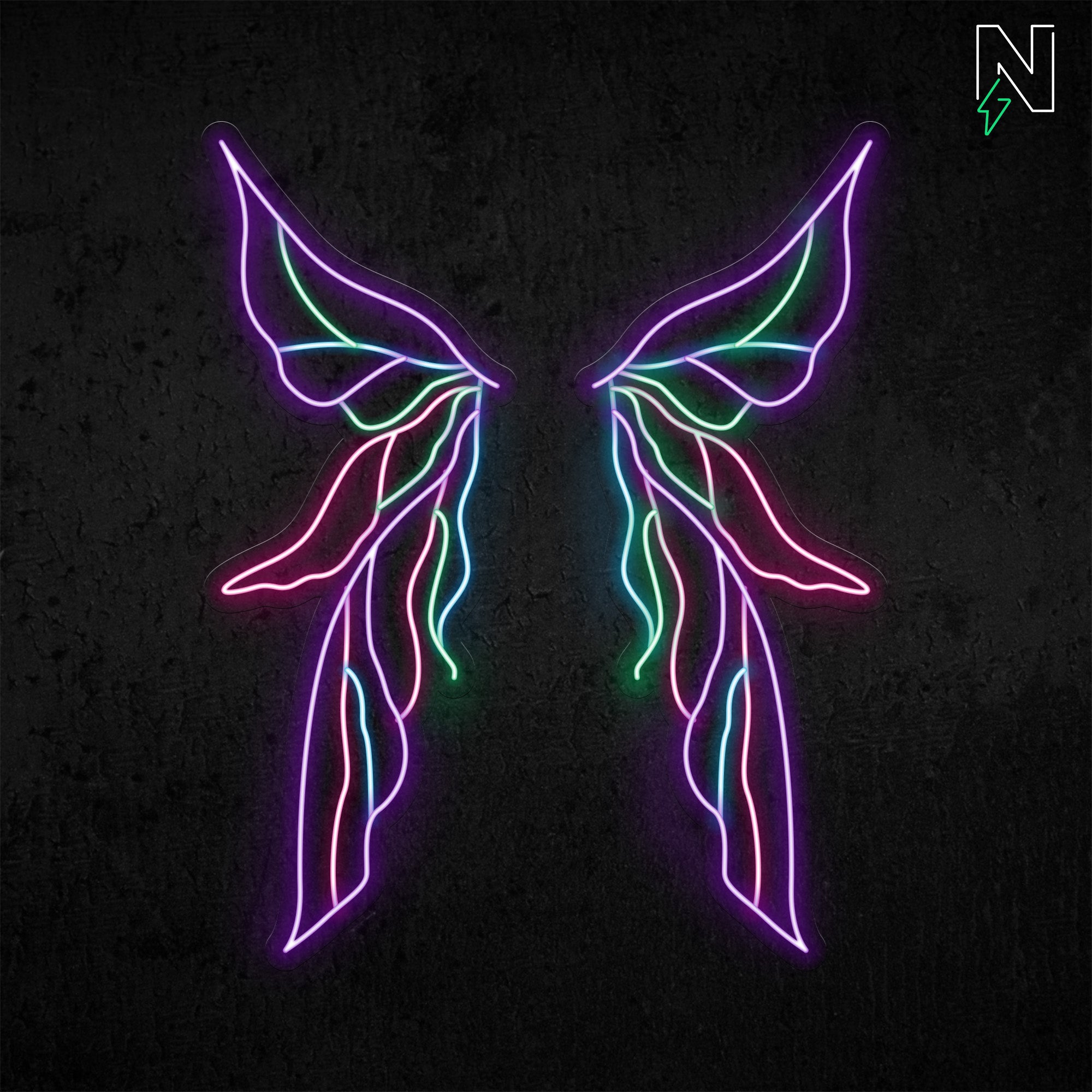 Majestic Wings Neon Sign