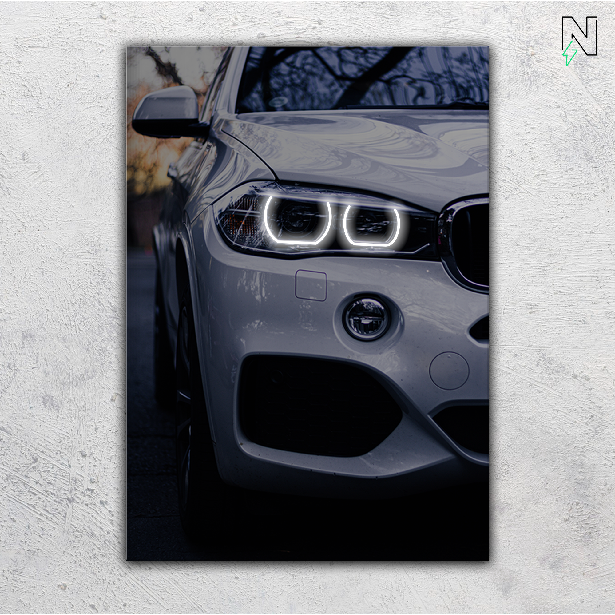 BMW V1 LED Neon Art