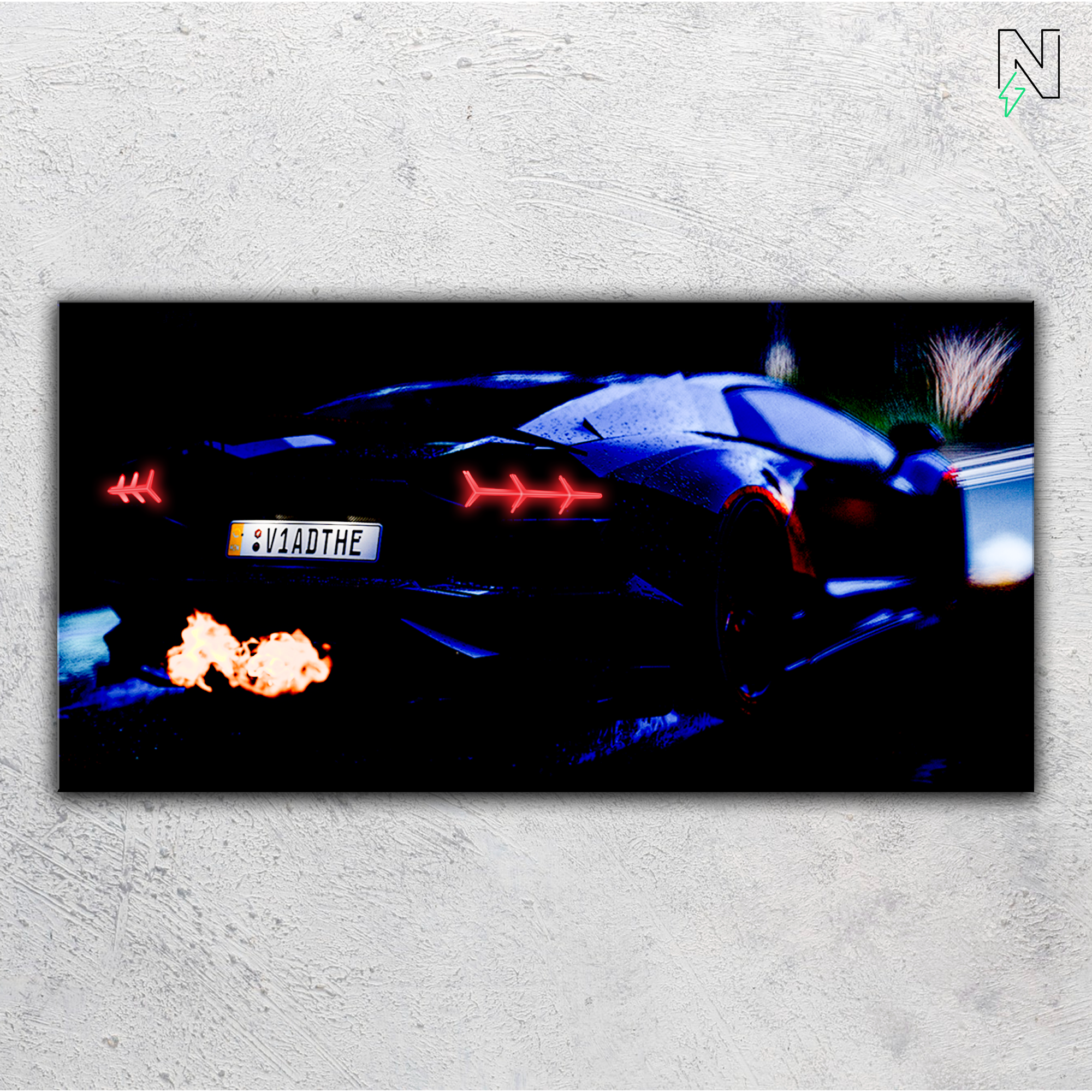 Lamborghini V2 LED Neon Art