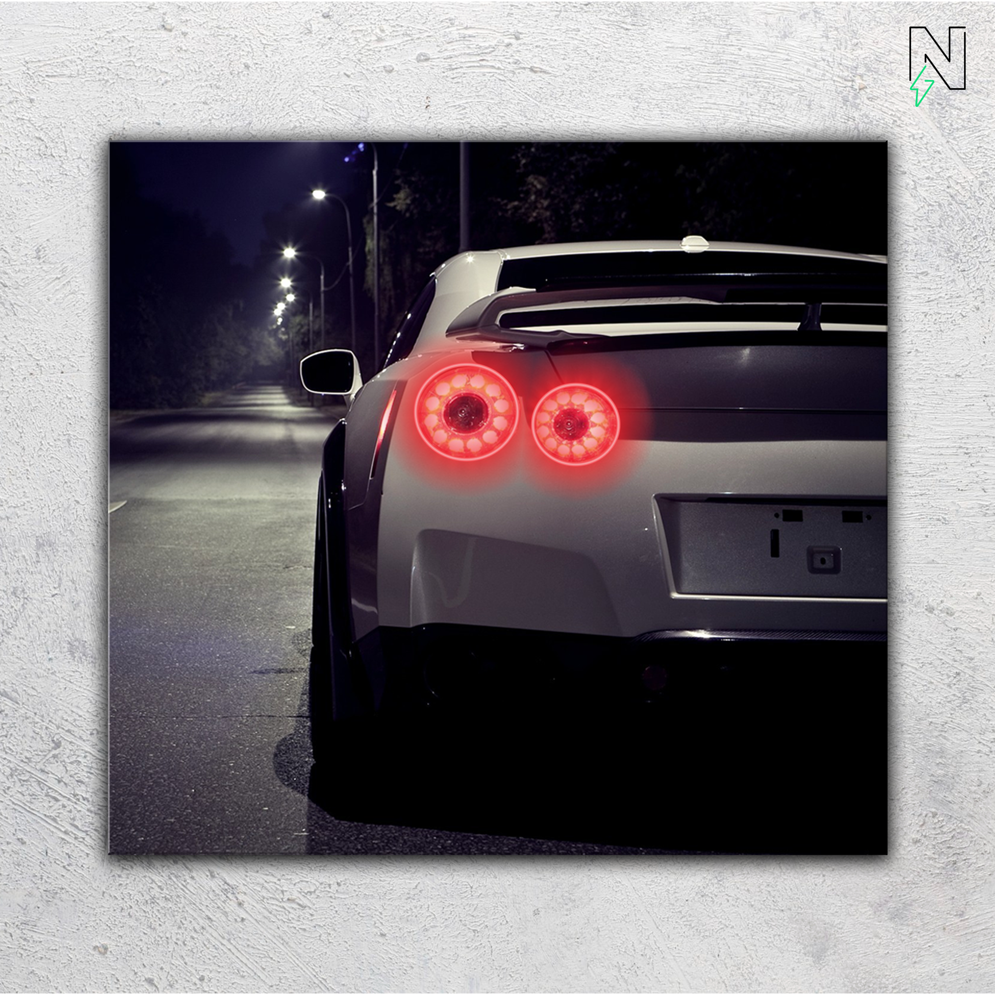 Nissan V6 GTR LED Neon Art