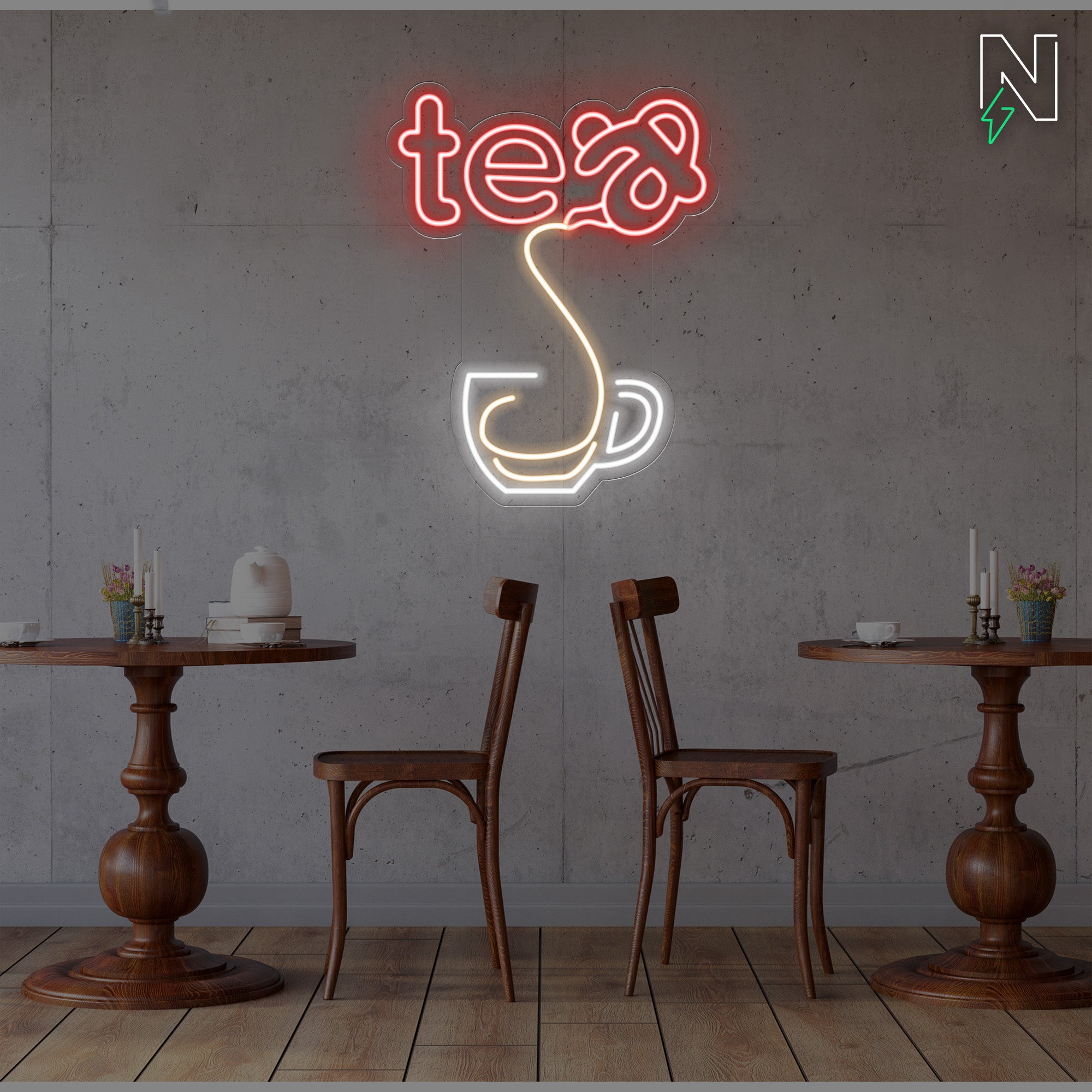 Tea Time Neon Sign