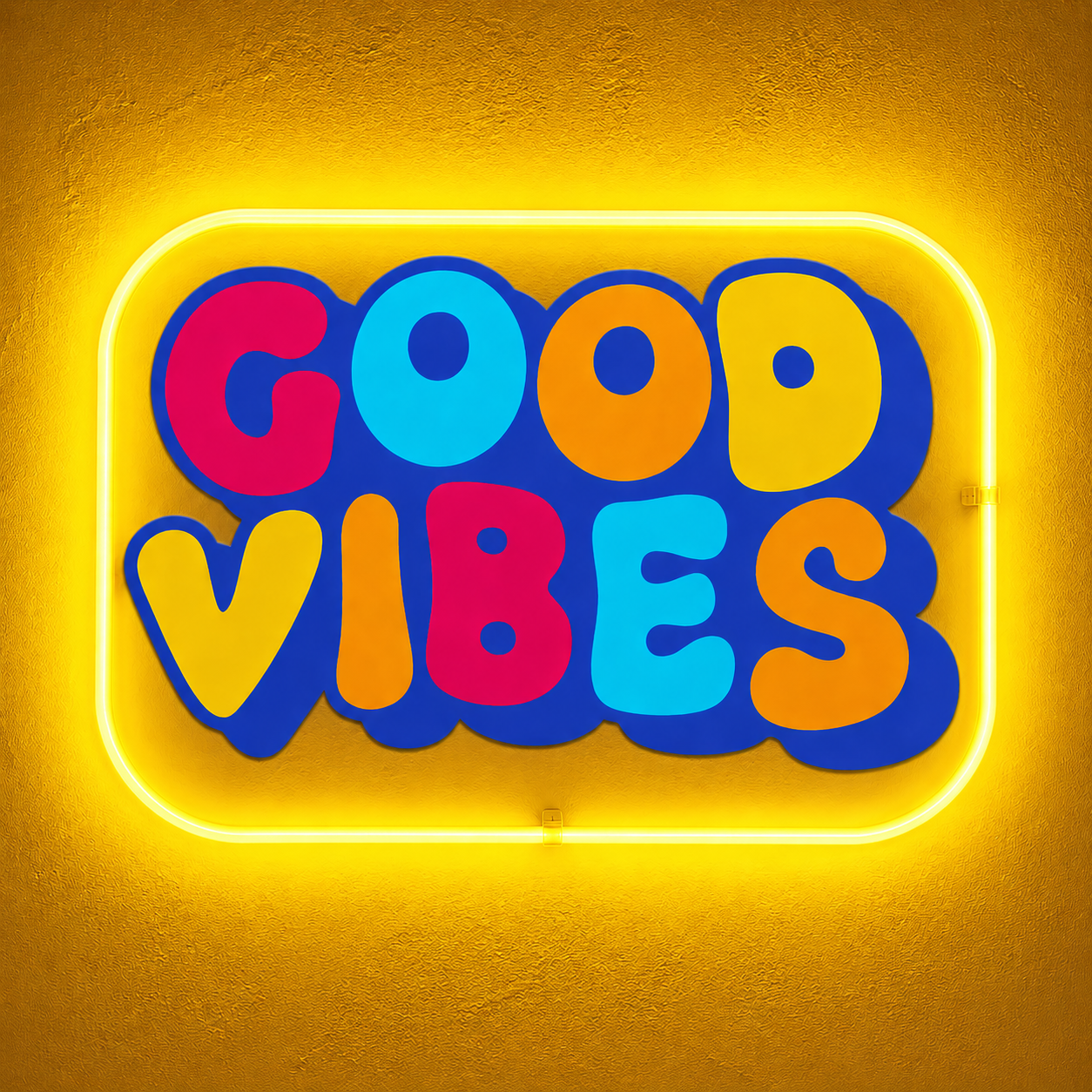 Free Good Vibes Neon Sign Worth 5K