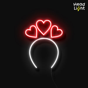 Hearts LED Headband