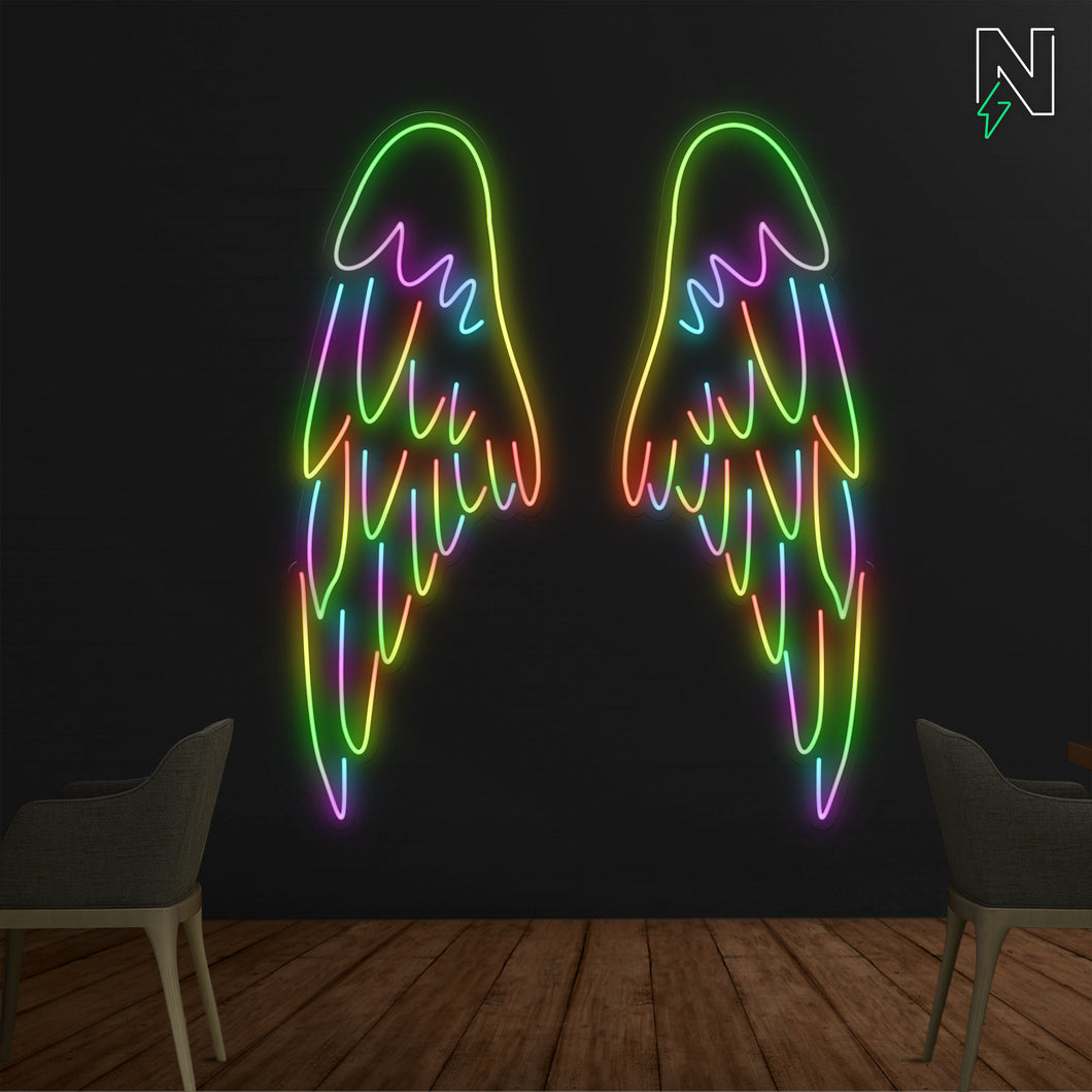 Magical Wings FloRo Sign