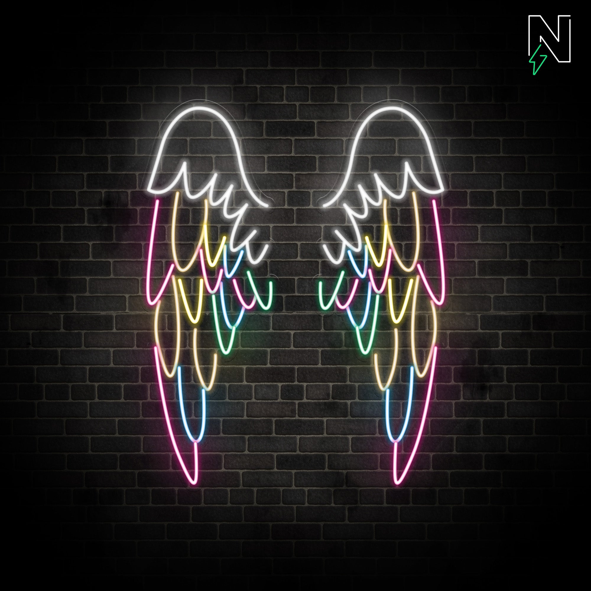 Infinity Wings Neon Sign