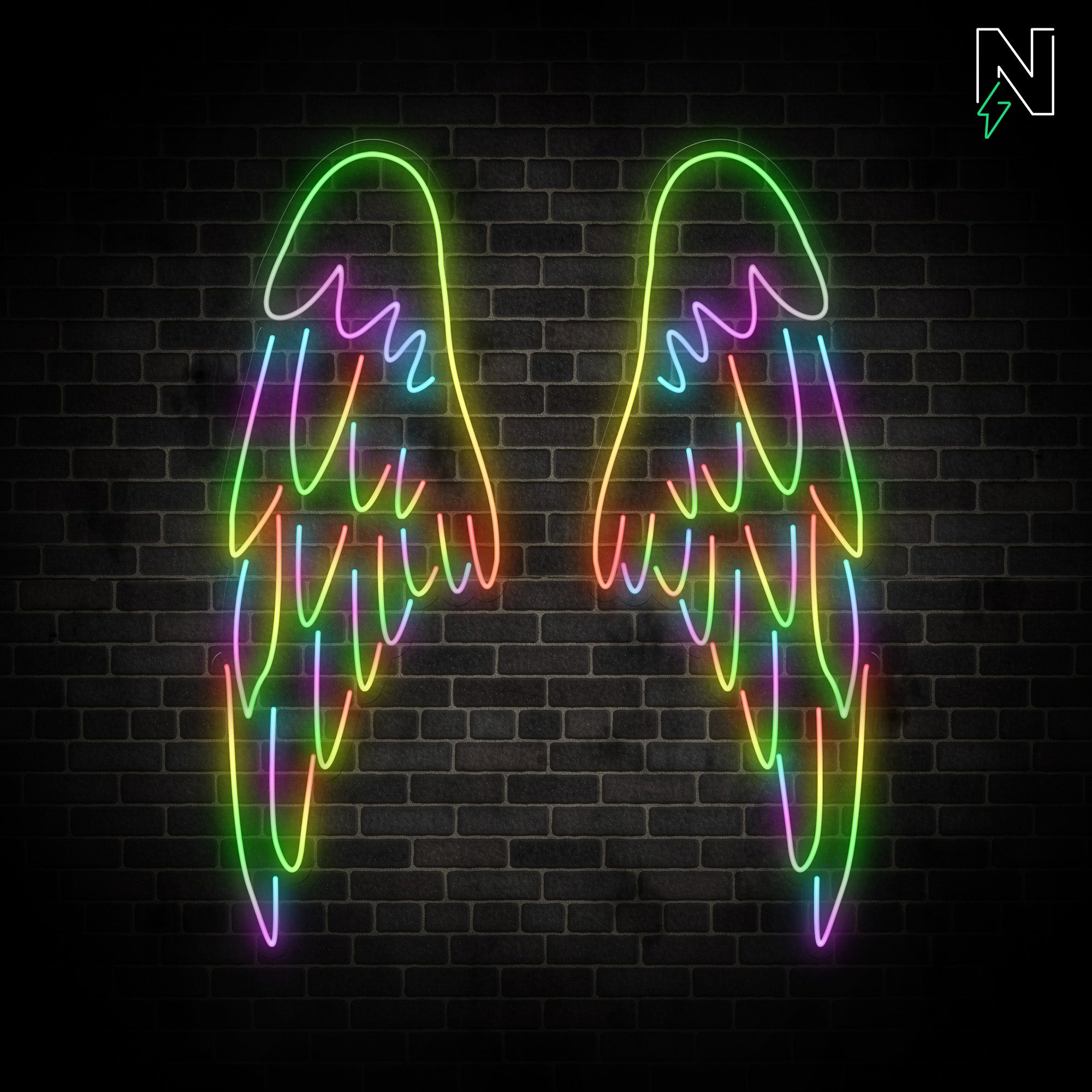 Magical Wings FloRo Sign
