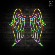Load image into Gallery viewer, Mighty Wings FloRo Sign
