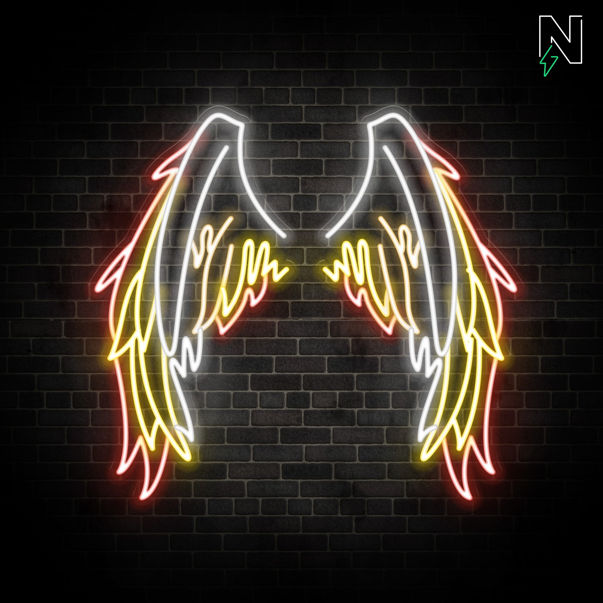 Gladiator Wings Neon Sign