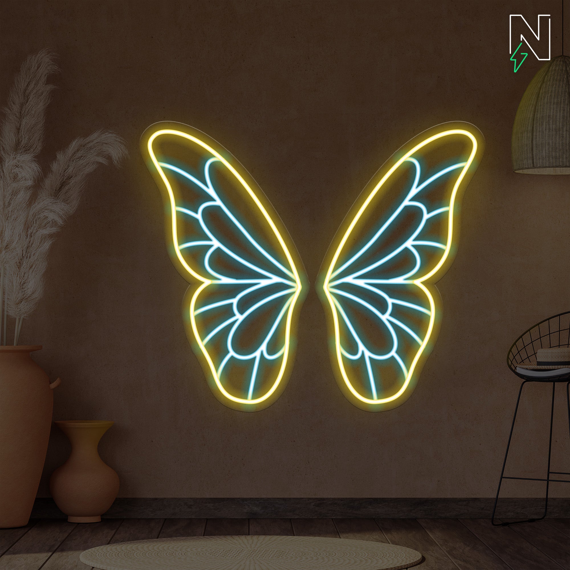 Butterfly Wings Neon Sign