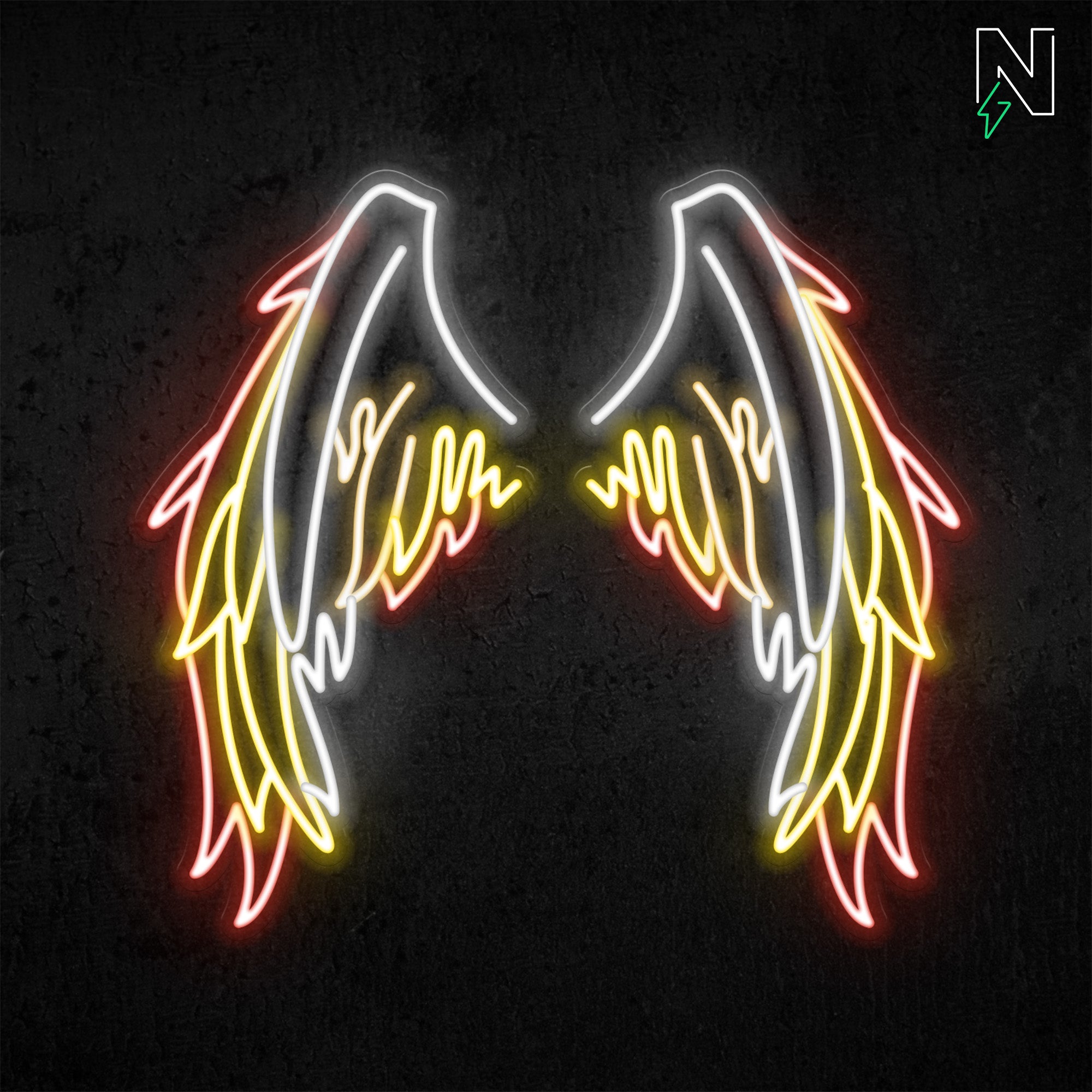 Gladiator Wings Neon Sign