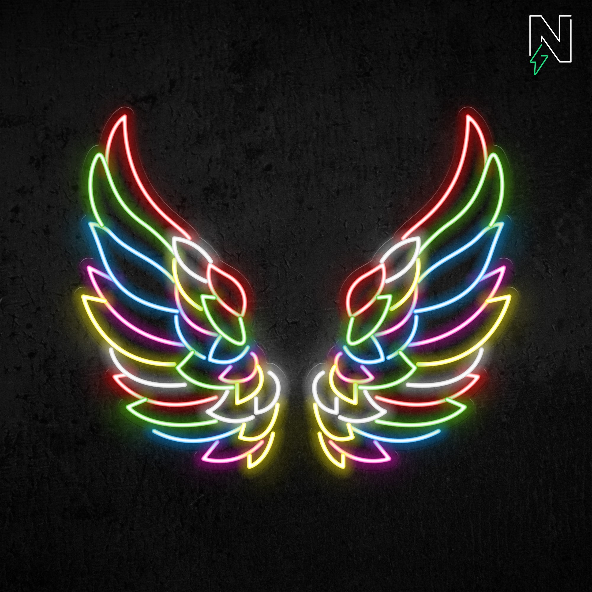 Paradise Wings Neon Sign