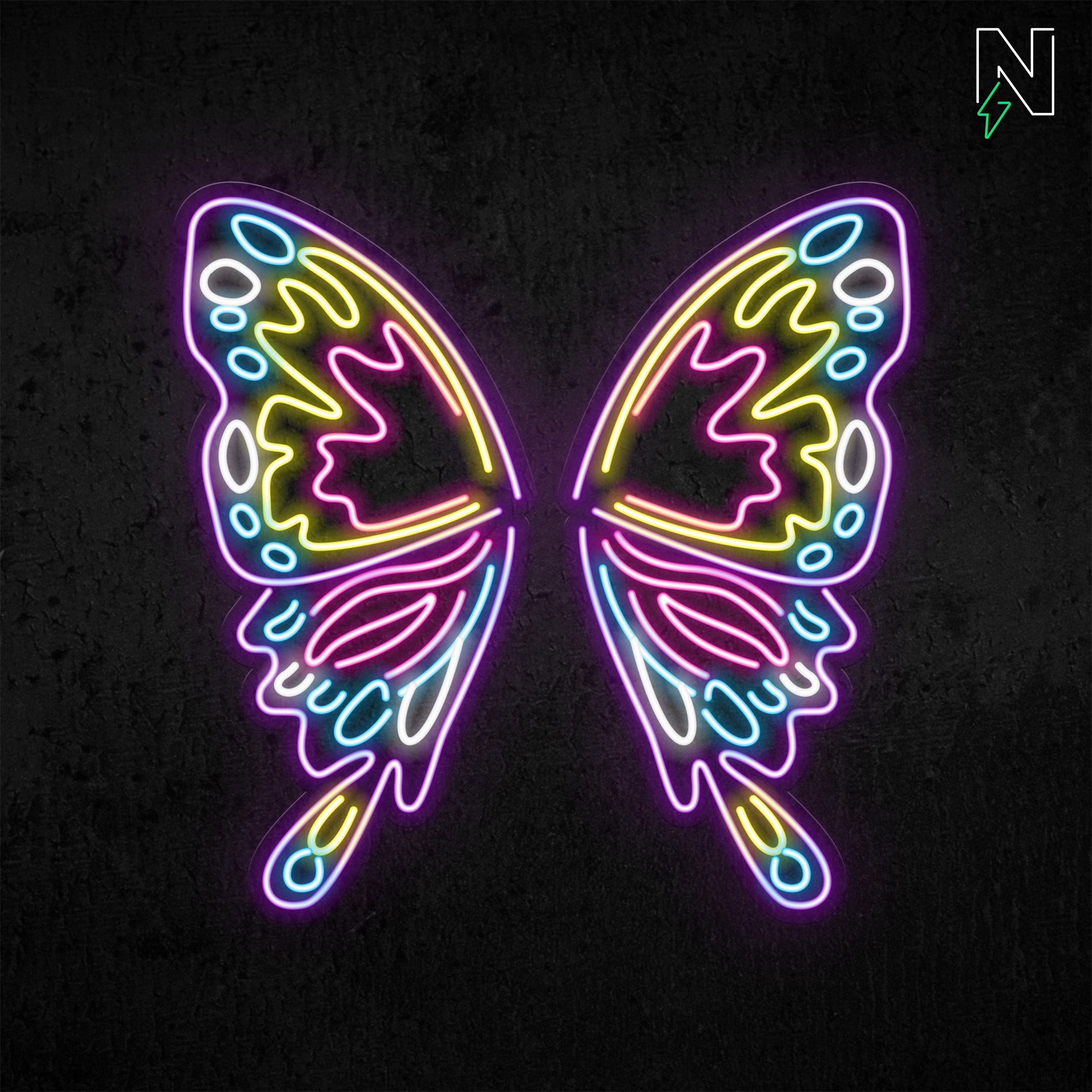 Lumi Butterfly Wings Neon Sign