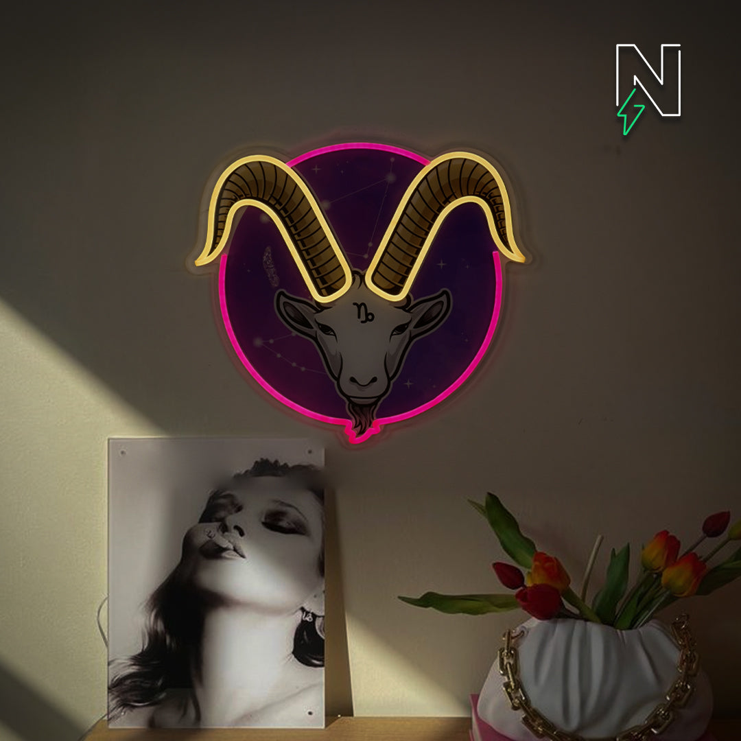 Capricon Neon Sign