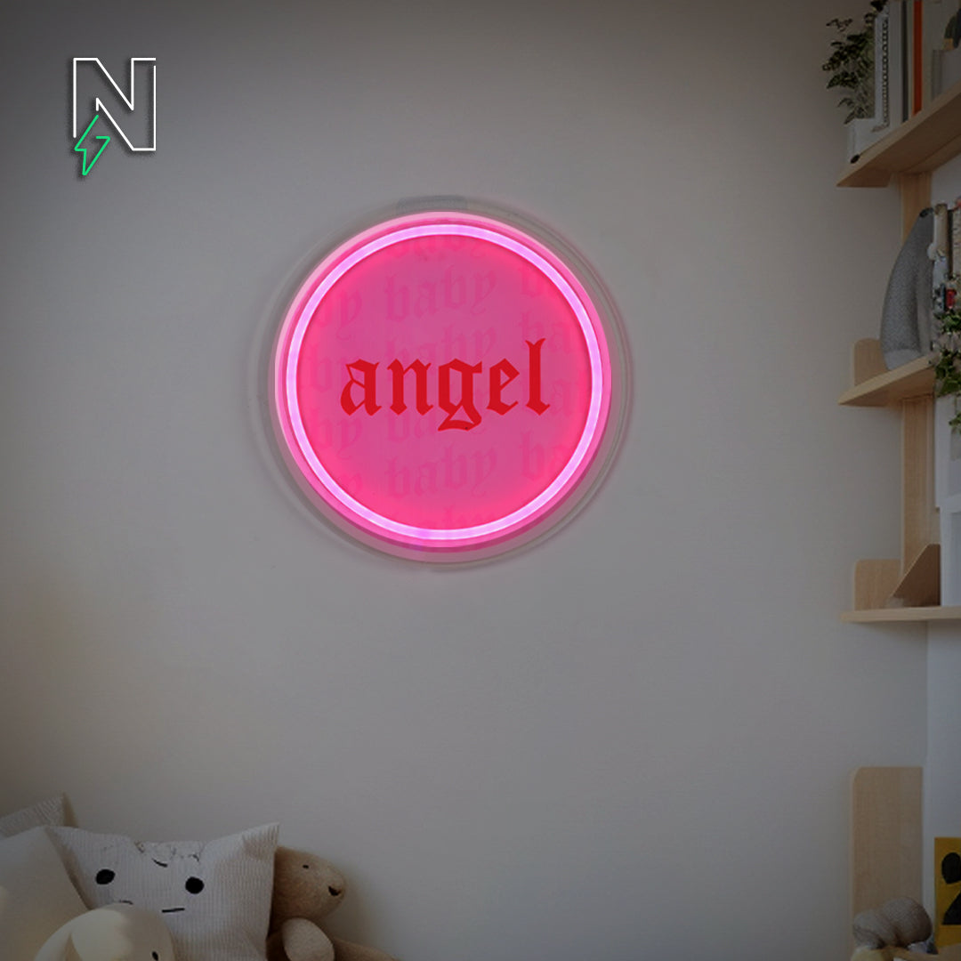 Angel Neon Sign