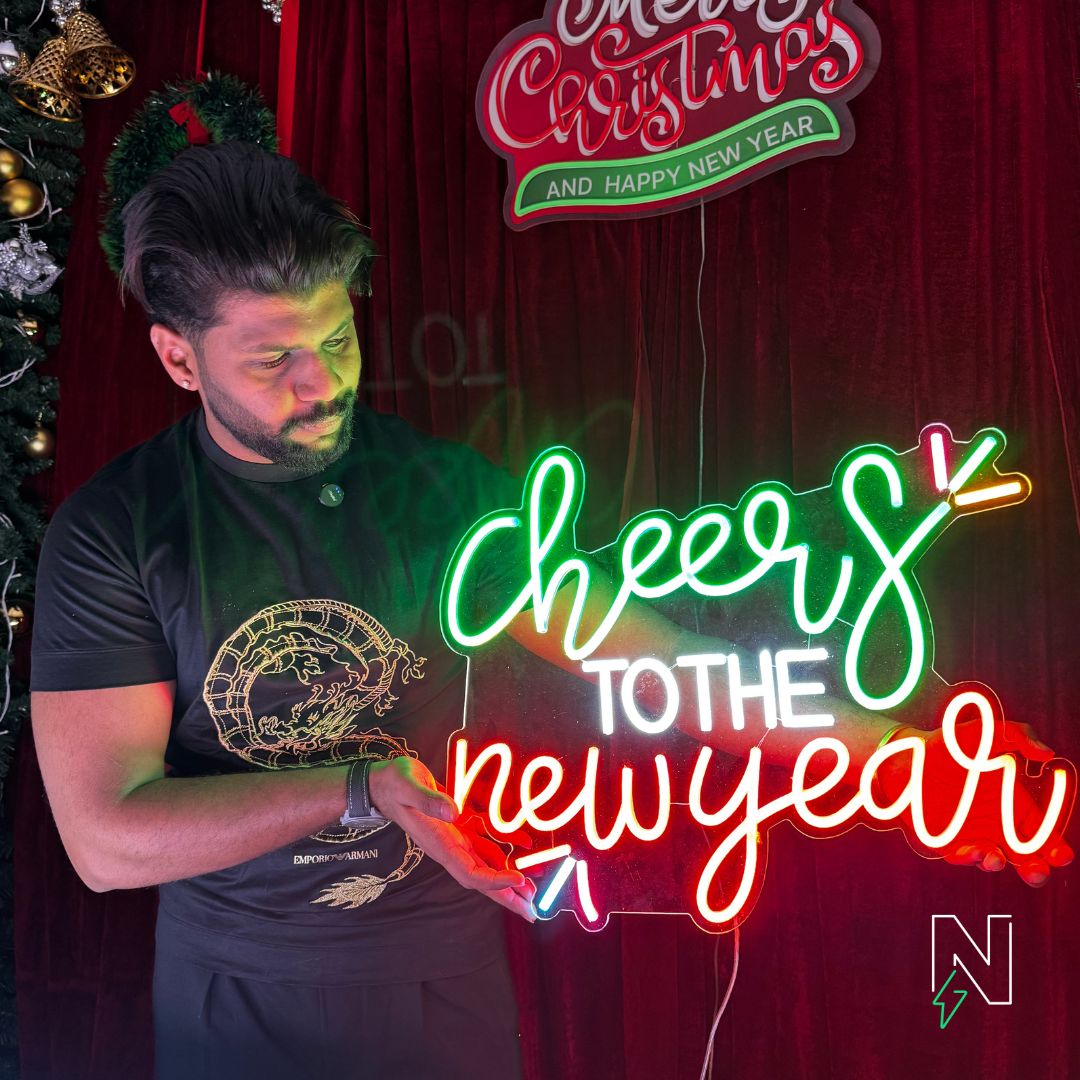 Cheers To The New Year Neon Sign