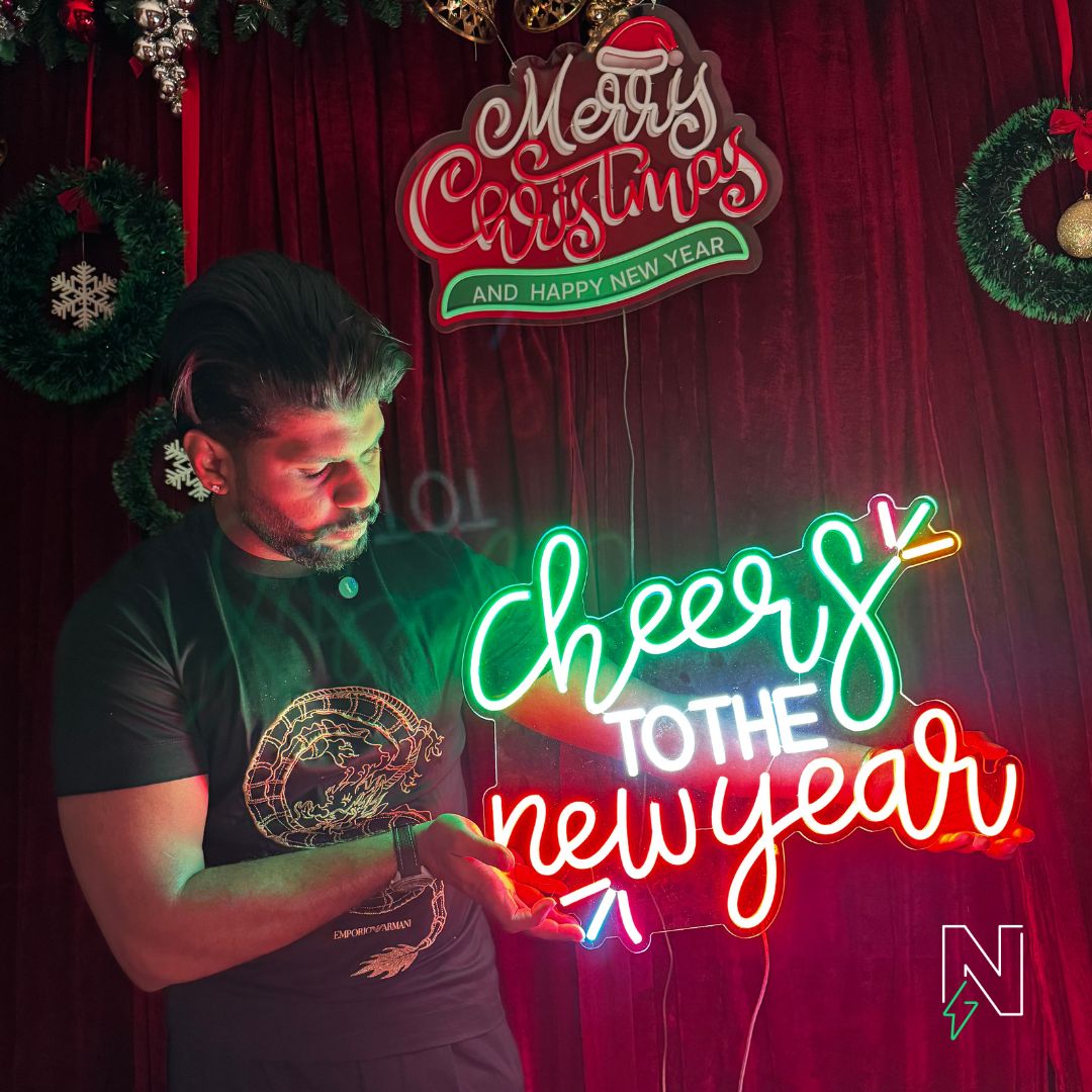 Cheers To The New Year Neon Sign