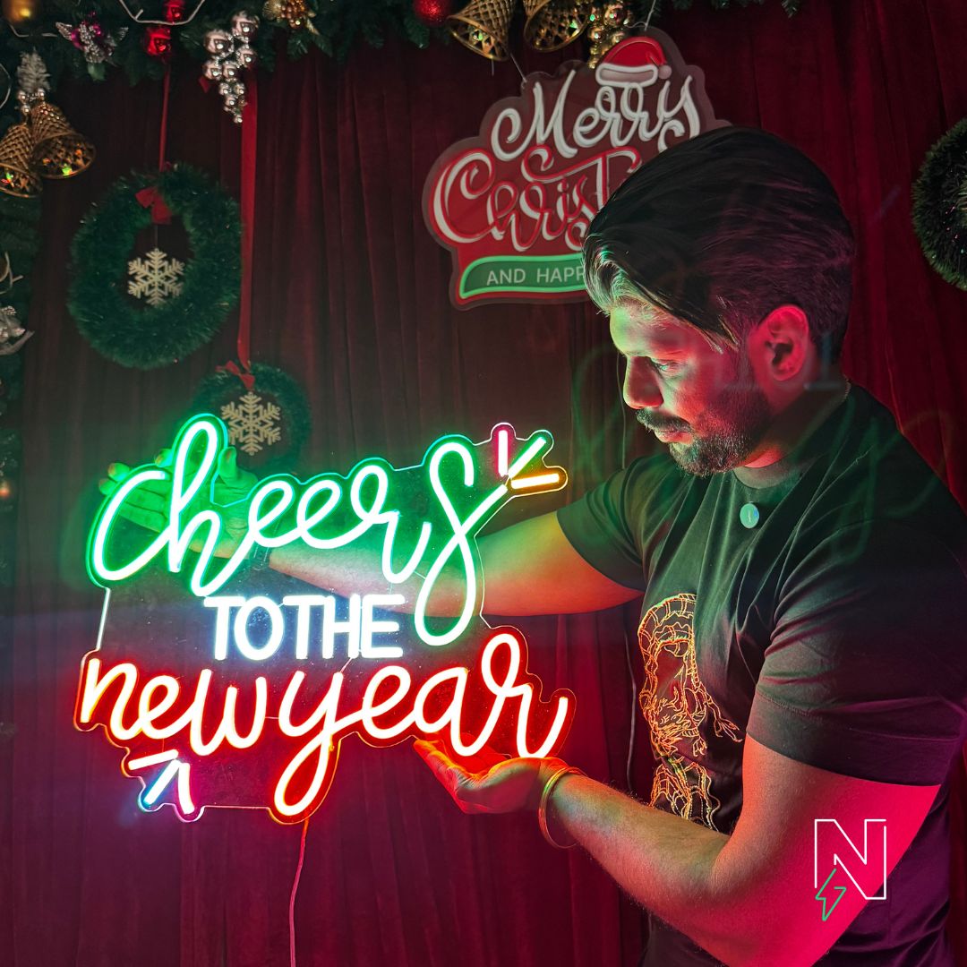 Cheers To The New Year Neon Sign