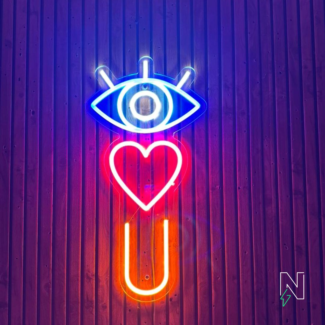 I Love You Neon Sign