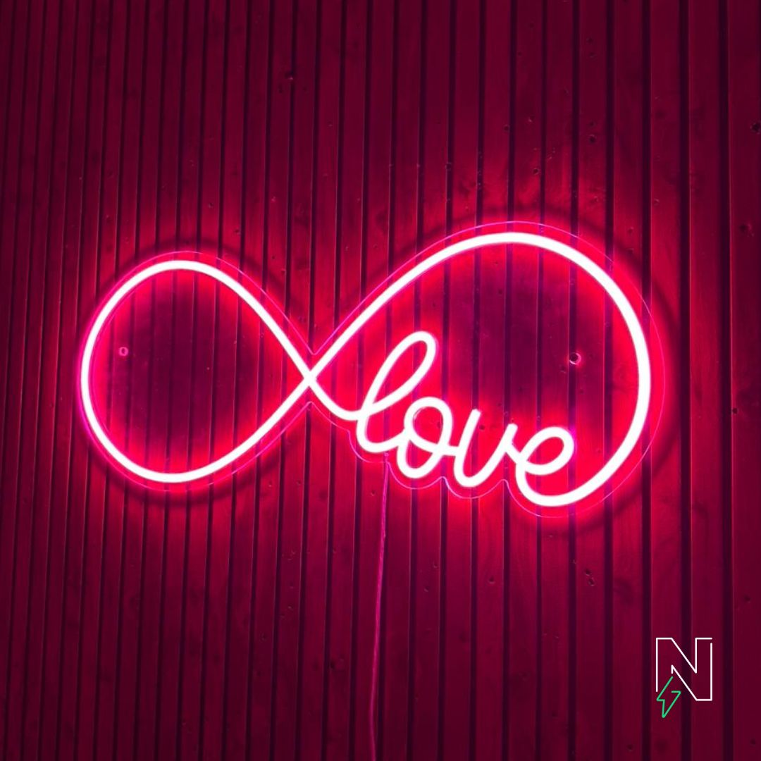 Infinity Love Neon Sign