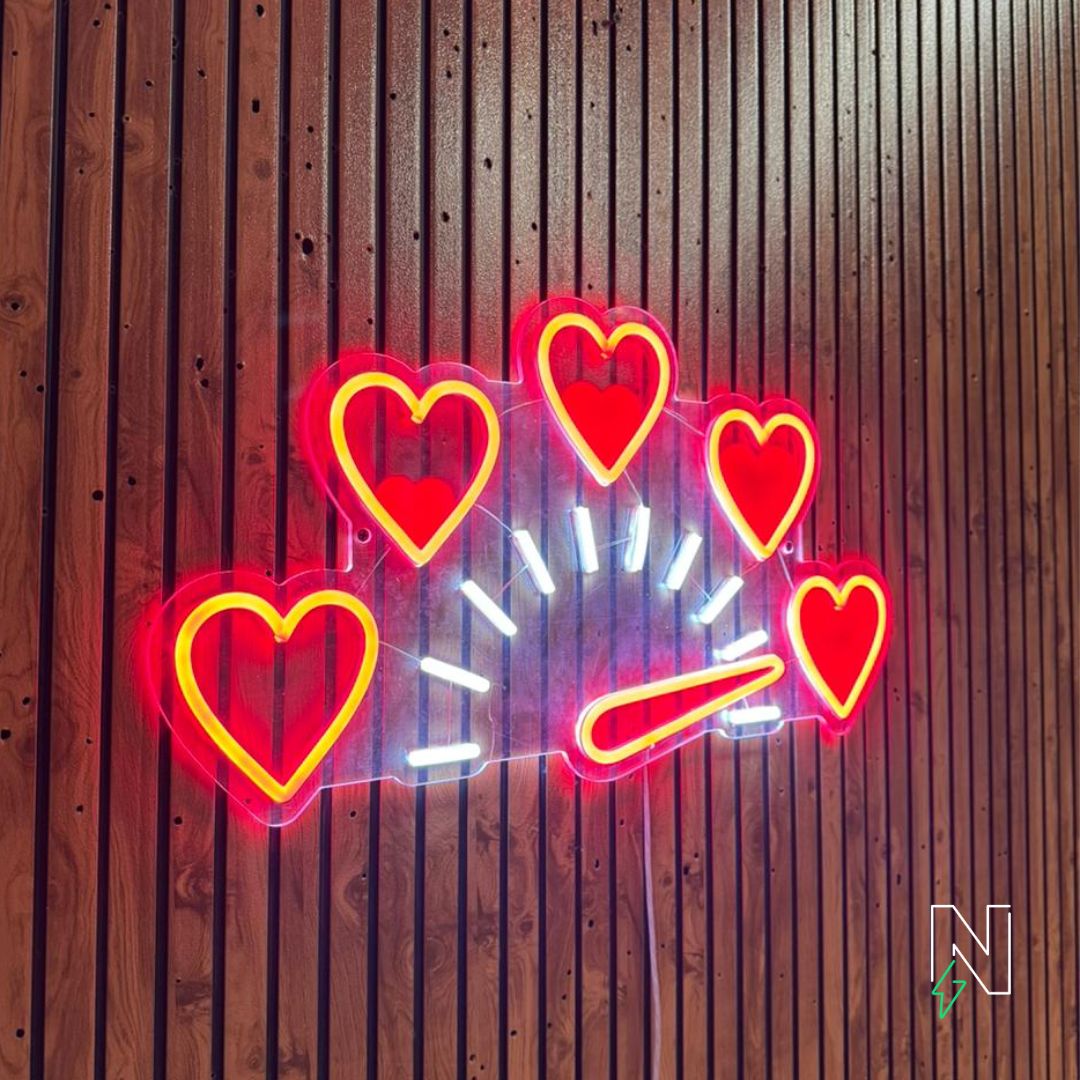 Love'O'Meter Neon Sign Art