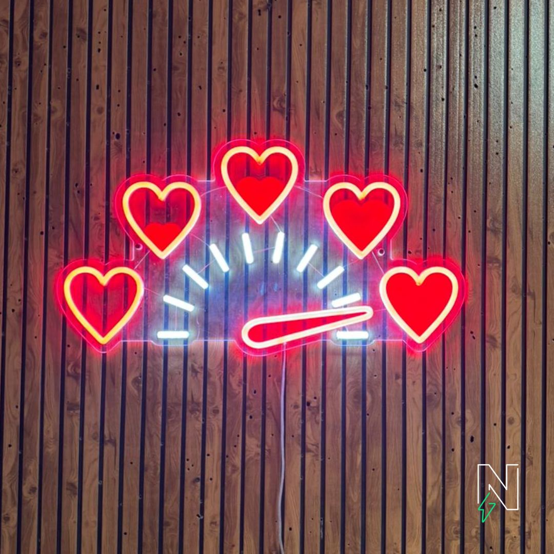 Love'O'Meter Neon Sign Art