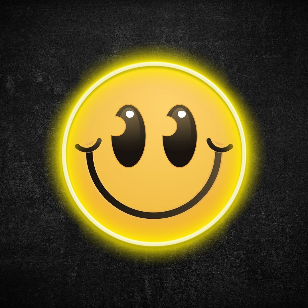 Free Smiley Neon Sign Worth ₹4,000/-