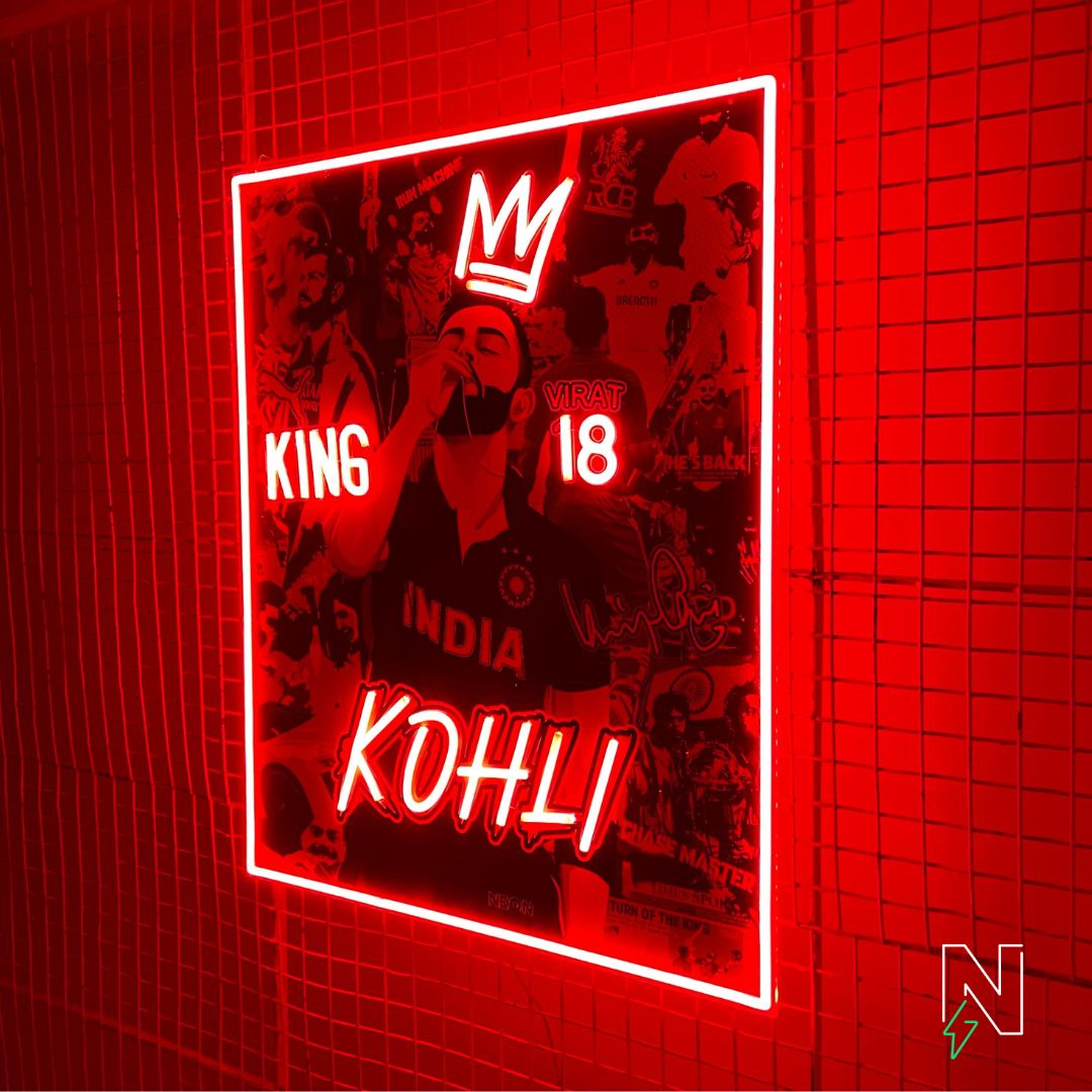 Virat Kohli LED Neon Art (Limited Edition)