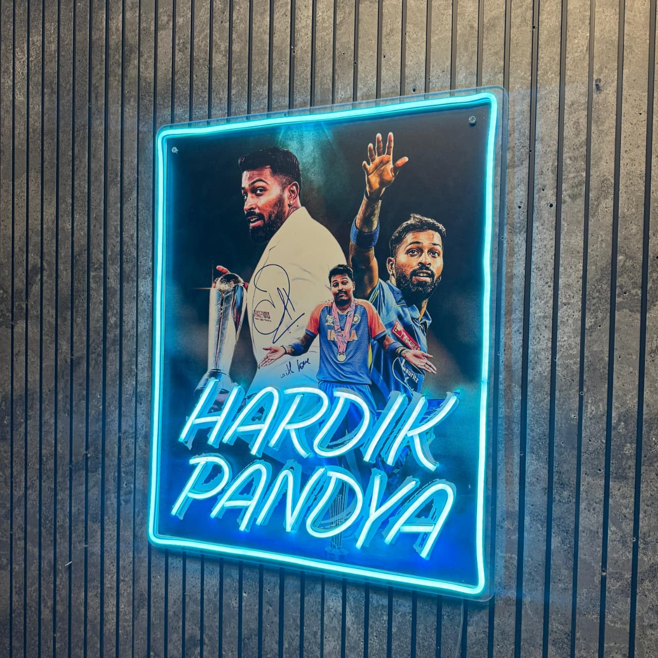 Hardik Pandya Neon Art (Limited Edition)