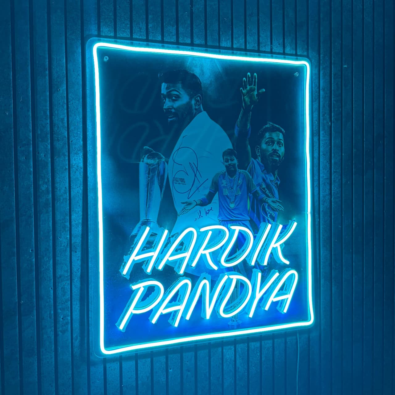 Hardik Pandya Neon Art (Limited Edition)