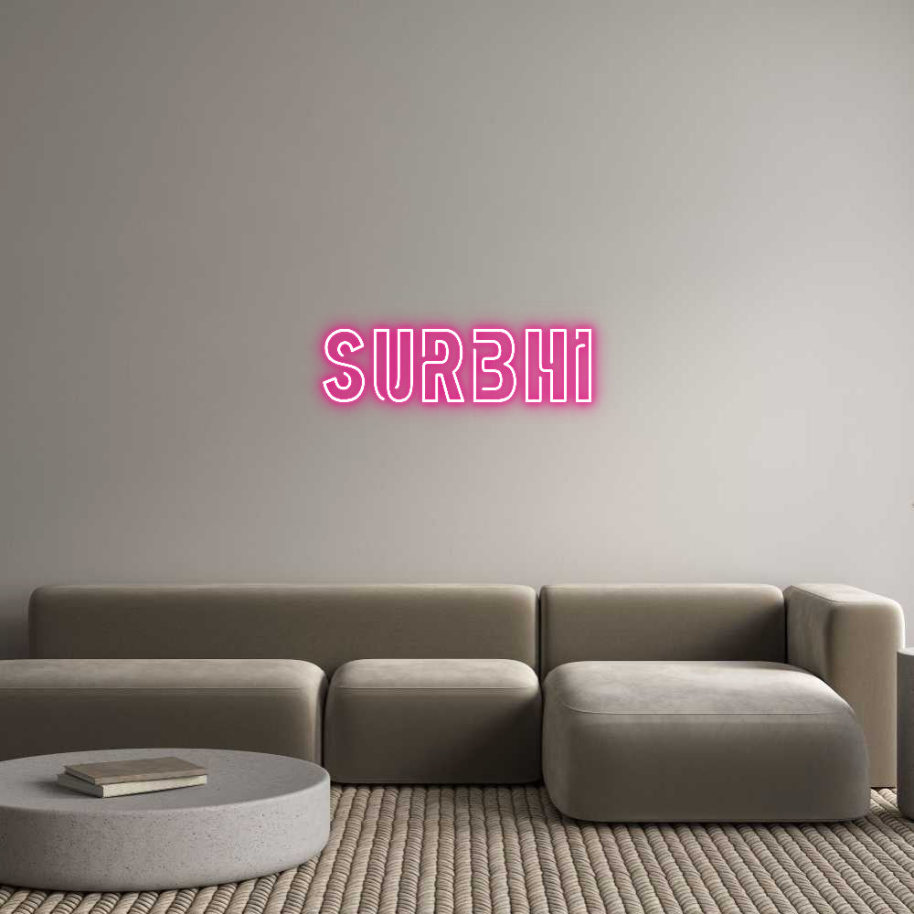 Custom Neon: SURBHI