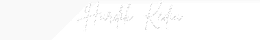 Custom Neon: Hardik Kedia