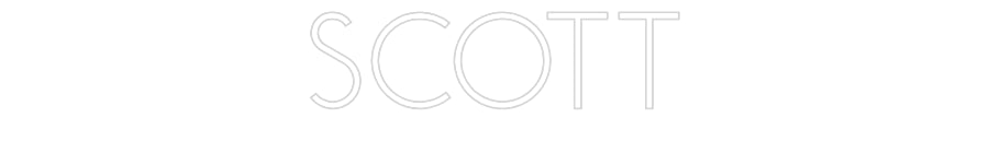 Custom Neon: SCOTT