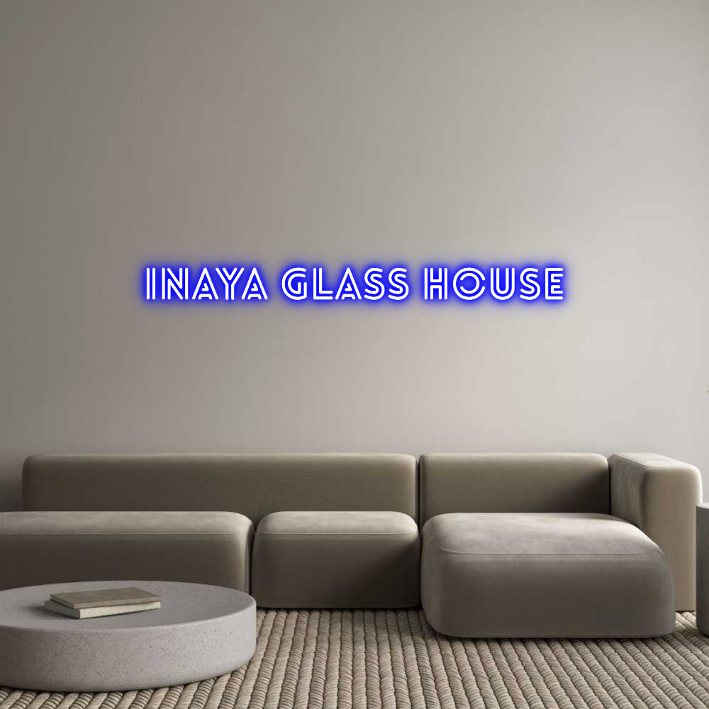 Custom Neon: Inaya Glass H...