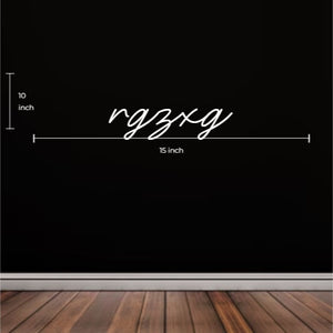 Custom FloRo Neon Sign