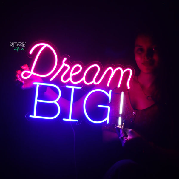 Dream big neon light cheap
