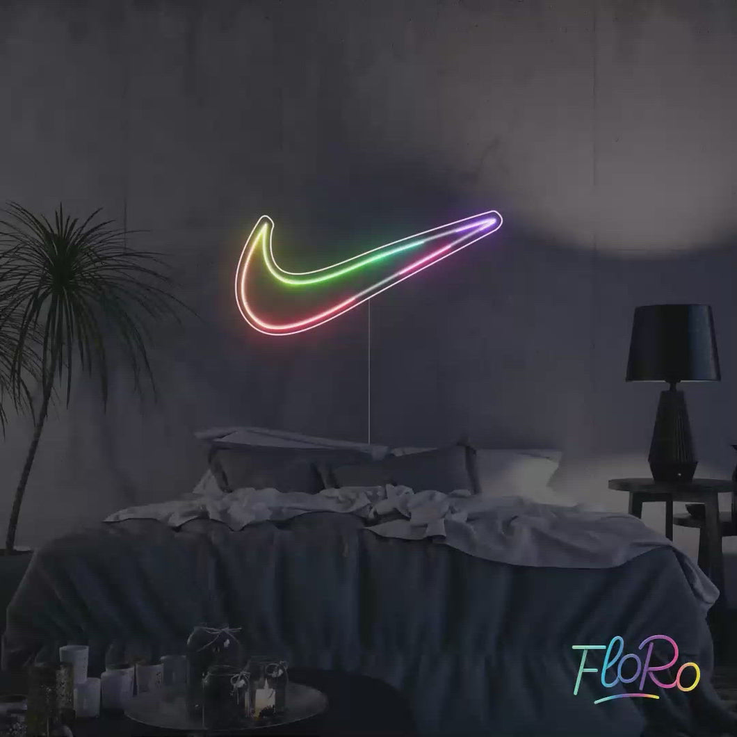 Nike Swoosh FloRo Sign
