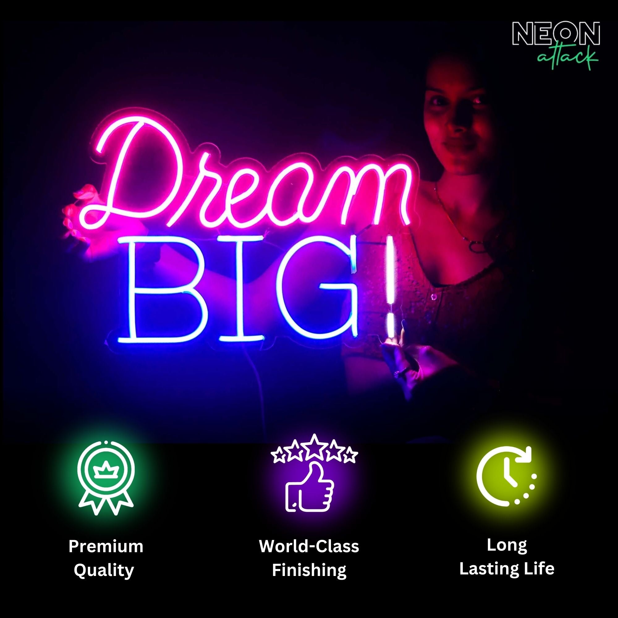 Dream Big Neon Light Sign