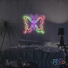 Load and play video in Gallery viewer, Butterfly FloRo Sign
