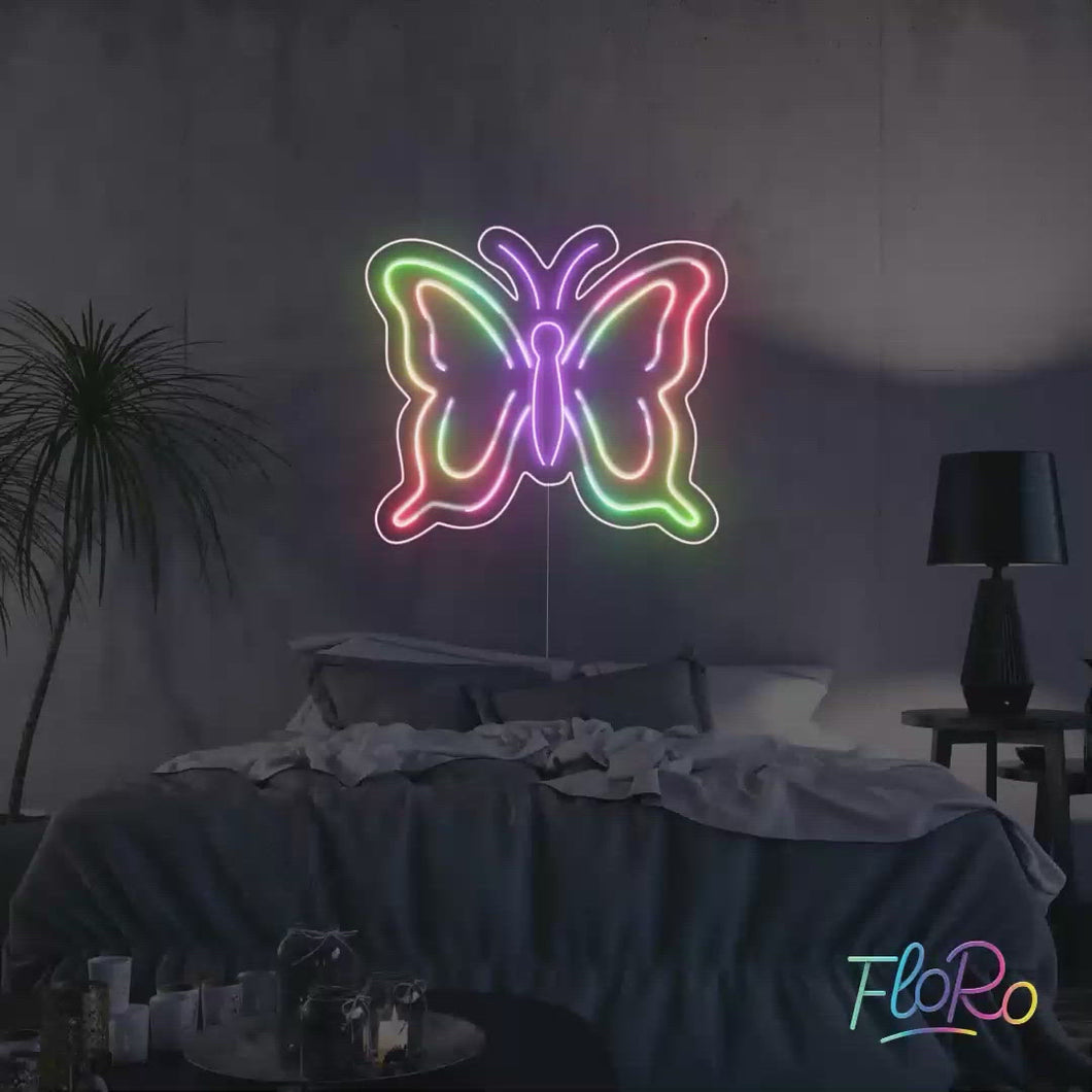 Butterfly FloRo Sign