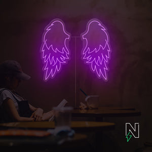 Angel Wings Neon Sign