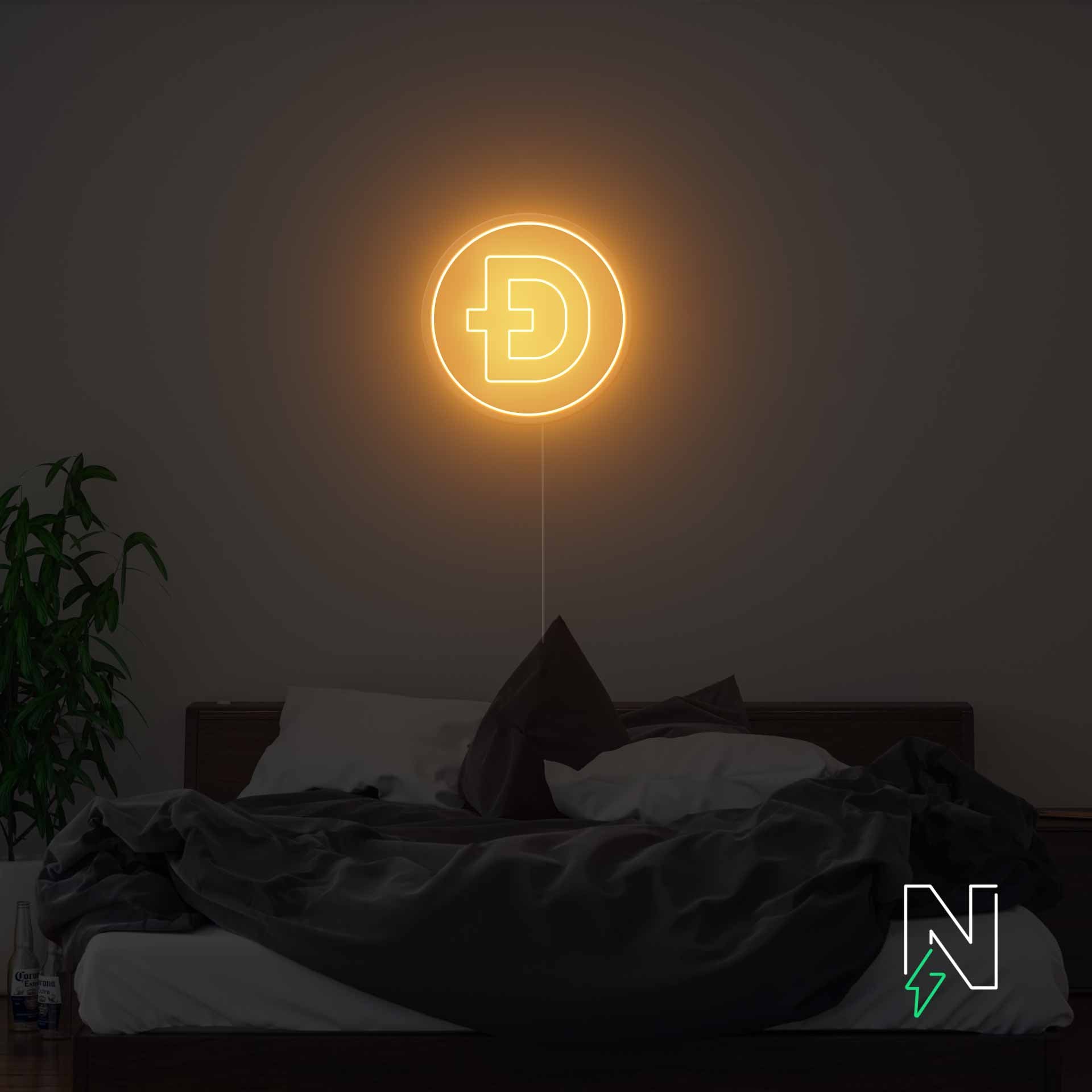 Doge Coin Neon Sign