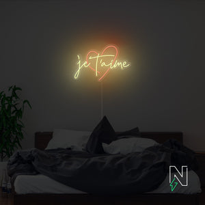 Jetaime Neon Sign