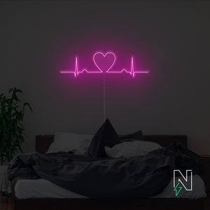 Heartbeat Neon Sign