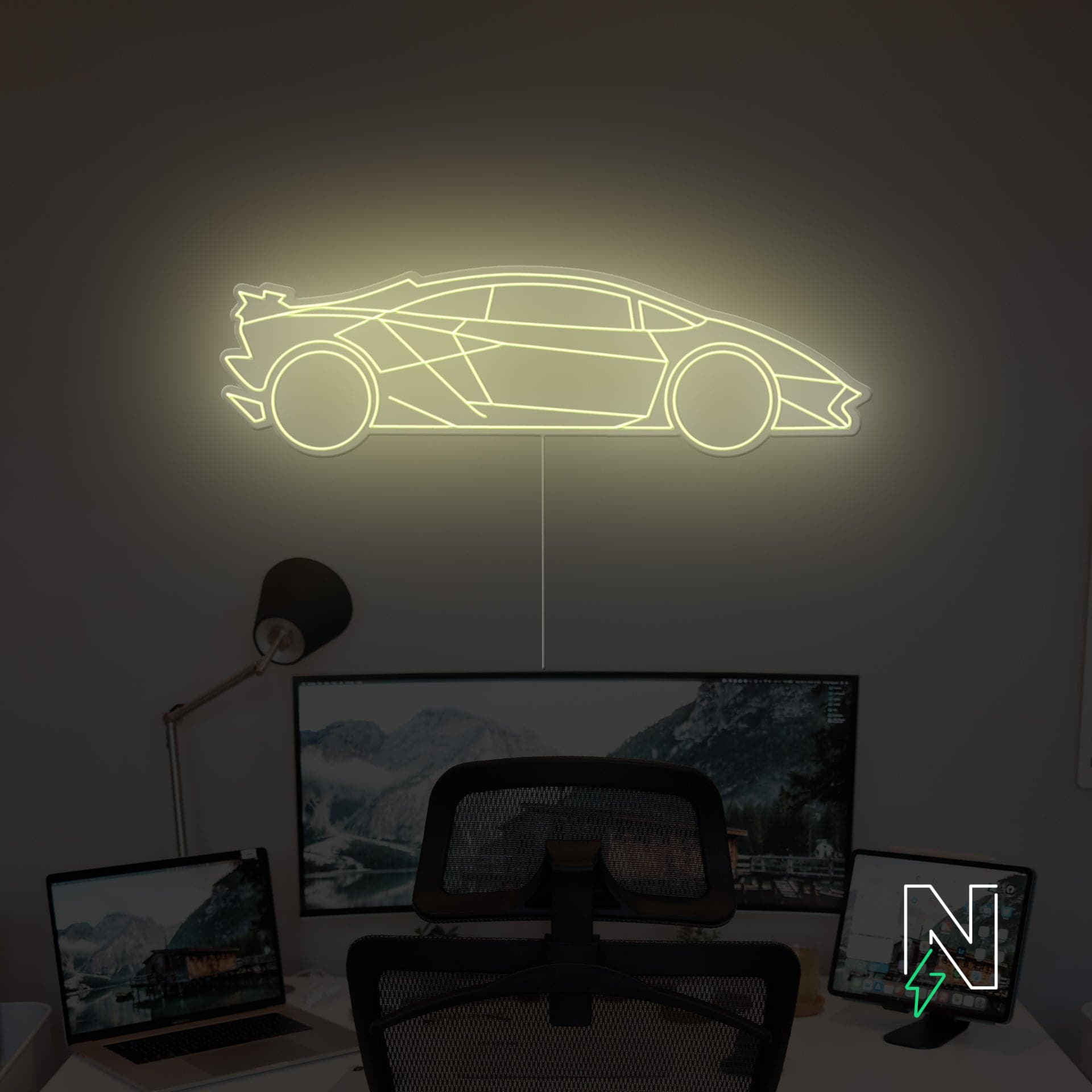 Sports Car Neon Sign – AOOS