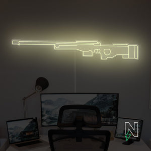 AWM Gun Neon Sign